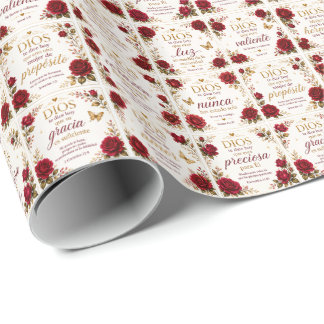 Dios Te Dice Hoy Geschenkpapier christlich floral