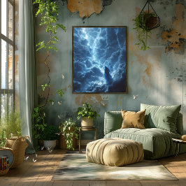 Diosa del Rayo: El Abrazo Místico de la Tormenta Poster