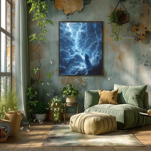 Diosa del Rayo: El Abrazo Místico de la Tormenta Poster