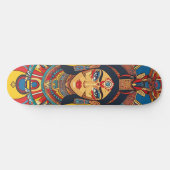 Diosa Maya Ixchel Skateboard (Horizontal)