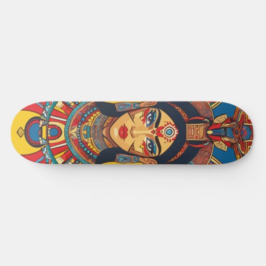 Diosa Maya Ixchel Skateboard (Horizontal)