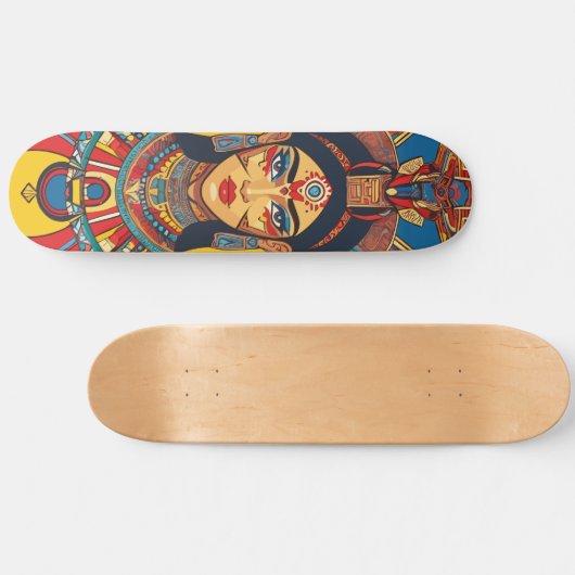Diosa Maya Ixchel Skateboard (Horizontal)