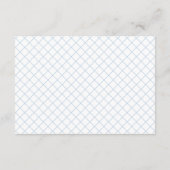 Dip Dye Watercolor Empfang Card | Sky Begleitkarte (Rückseite)