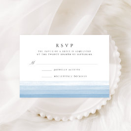 Dip Dye Watercolor RSVP-Karte | Sky RSVP Karte