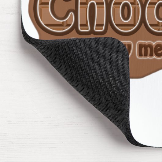 DIP ME IN CHOCOLATE mousepad (Ecke)