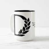 Diplo Tasse mit Heugabelzitat (Vorderseite Links)