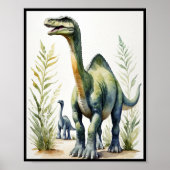 Diplodocus Dinosaur Wallart Poster (Vorne)