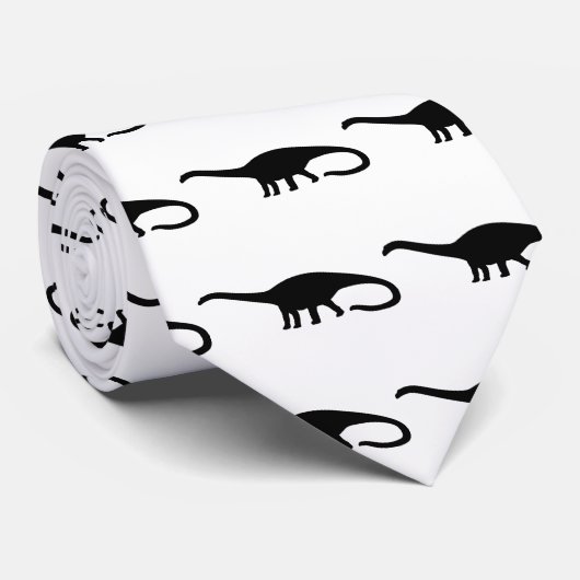 Diplodocus-Dinosaurier Krawatte (Gerollt)