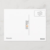 Diplodocus Dinosaurier unter Araukaria-Bäumen - 3D Postkarte (Rückseite)