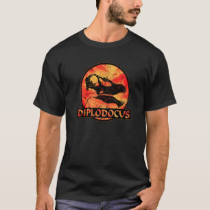 Diplodocus Fossil Skull Dinosaurier Knochen Diplod T-Shirt