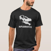 Diplodocus Fossil Skull Dinosaurier Knochen Diplod T-Shirt (Vorderseite)