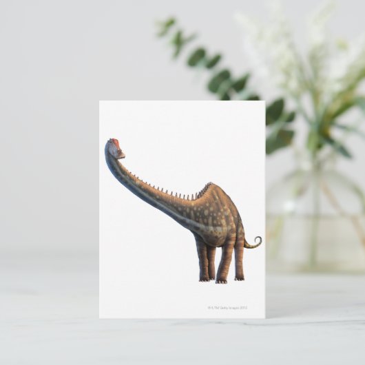Diplodocus Postkarte (Stehend Vorderseite)