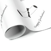 Diplom-Abschluss Geschenkpapier (Rolleneckpunkt)