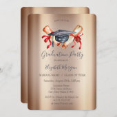 Diplom der Wasserfarbengraduierung, Abschluss Einladung (Vorne/Hinten)