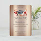 Diplom der Wasserfarbengraduierung, Abschluss Einladung (Stehend Vorderseite)