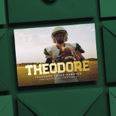 Diplom-Diplom sportlicher Foto Abschluss Folieneinladung