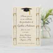 Diplom-GrenzAbschluss-Einladung Einladung (Stehend Vorderseite)
