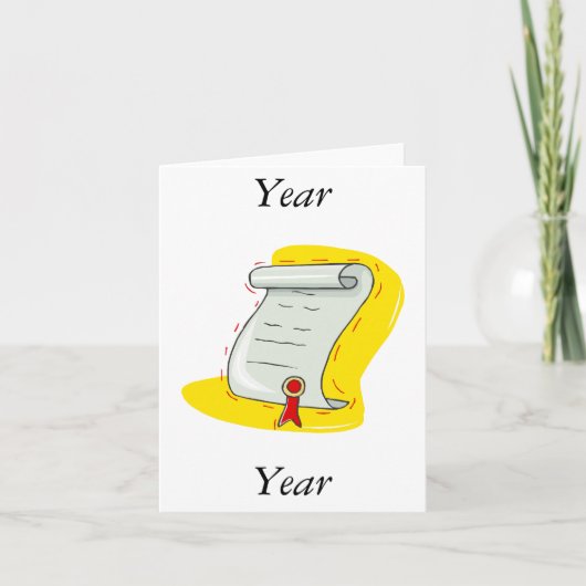 Diplom Karte (Vorderseite)