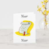 Diplom Karte (Gelbe Blume)