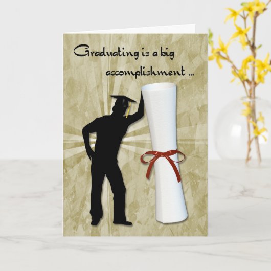 Diplom Karte (Gelbe Blume)