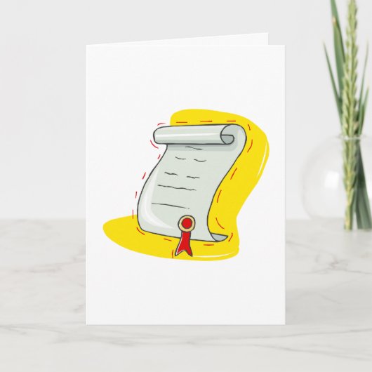 Diplom Karte (Vorderseite)