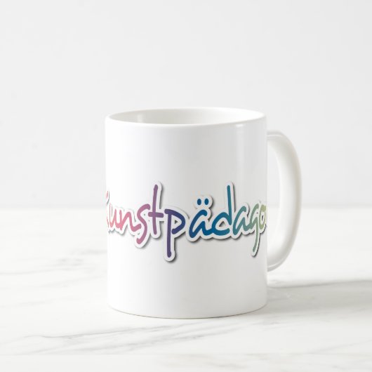 Diplom-Kunstpädagoge Kaffeetasse (VorderseiteRechts)