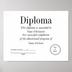 Diplom Poster