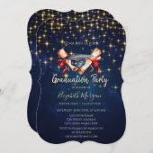 Diplom-Sterne: Einladung (Vorne/Hinten)