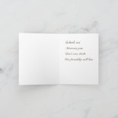 Diplom und Abschluss-Kappe (Mörser-Brett) Karte (Innenseite)