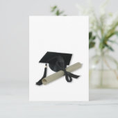 Diplom- und Graduierungsstufe ( Mortar Board ) Ankündigung (Stehend Vorderseite)