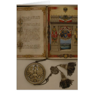 Diploma Prinzen, das Otto von Bismarck investiert