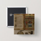 Diploma Prinzen, das Otto von Bismarck investiert Button (Vorne & Hinten)