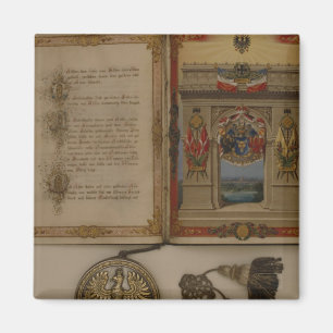 Diploma Prinzen, das Otto von Bismarck investiert Magnet