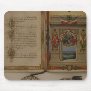 Diploma Prinzen, das Otto von Bismarck investiert Mousepad