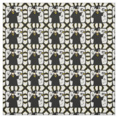 Diplomabschluss - Schwarz & Gold Stoff (Muster)