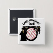 Diplomanwärter - Foto Button (Vorne & Hinten)