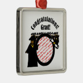 Diplomanwärter - Foto Ornament Aus Metall (Rechts)