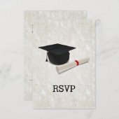 Diplomarbeit - individuelle UAWG RSVP Karte (Vorne/Hinten)