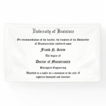 Diplomfahne Dr. Frank N. Steins