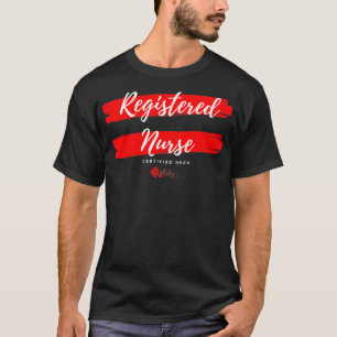 Diplomierte Krankenschwester Zertifizierter Held 2 T-Shirt