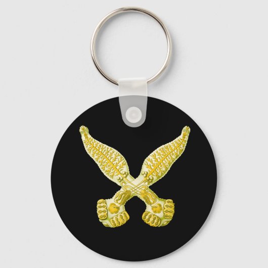 Diplozoon Schlüsselanhänger (Vorderseite)