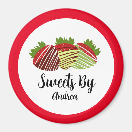 Dipped Chocolate Strawberry Süßigkeiten Shop Magnet