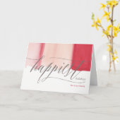 Dipped Stripes Karte (Gelbe Blume)