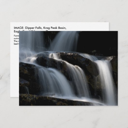 DIPPER FALLS & FORMULAR POSTKARTE (Vorne/Hinten)
