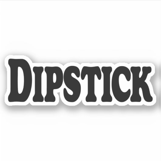 Dipstick Aufkleber (Vorderseite)