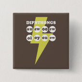 Dipthongs Englisch mit Phonik lernen Button (Vorderseite)