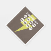 Dipthongs Englisch mit Phonik lernen Serviette (Ecke)