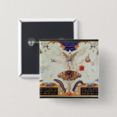 Diptych mit Blumen und Insekten, 1591 Button (Vorne & Hinten)