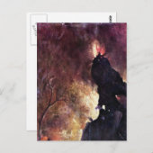 Diptych mit Szenen der Hölle Postkarte (Vorne/Hinten)