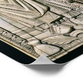 Diptych von Boethius Consul im Jahre 487 n.Chr. Poster (Ecke)